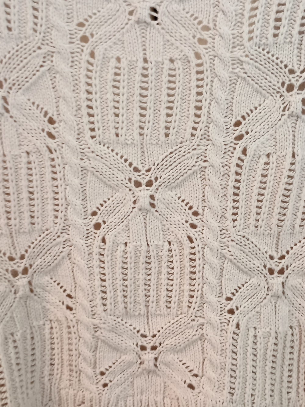moon & madison Beige Crochet Tie-Front Cardigan NWT - Picture 9 of 10